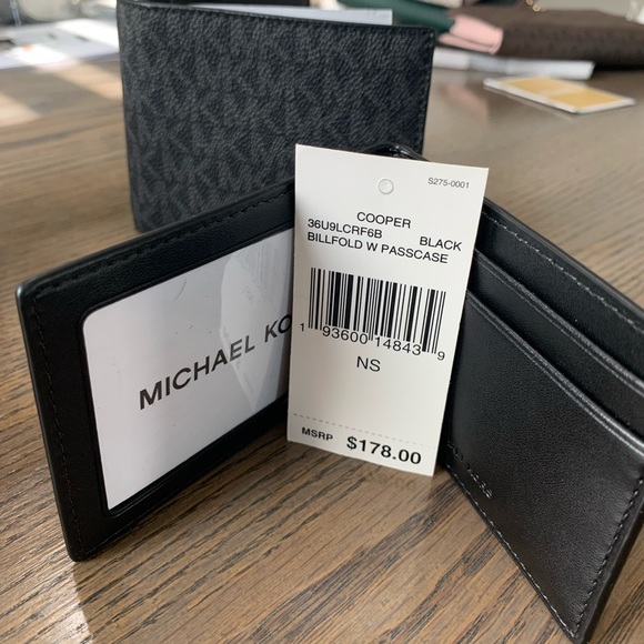 Michael Kors NEW 2-in-1 men’s leather wallet - Picture 11 of 12